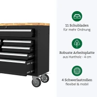 Mobiler Werkstattwagen mit Arbeitsplatte (117 cm) 3