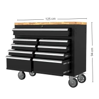 Mobiler Werkstattwagen mit Arbeitsplatte (117 cm) 4