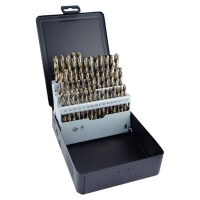 HSS-Cobalt 5% Spiralbohrer Set DIN 338 (Metallbox) 3