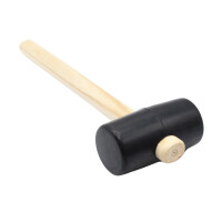 Gummihammer mit Holzstiel 3