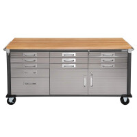 Mobile Werkbank mit 11 Schubladen 1