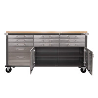 Mobile Werkbank mit 11 Schubladen 5