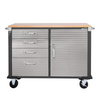 Mobile Werkbank mit 4 Schubladen 1
