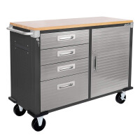 Mobile Werkbank mit 4 Schubladen 3